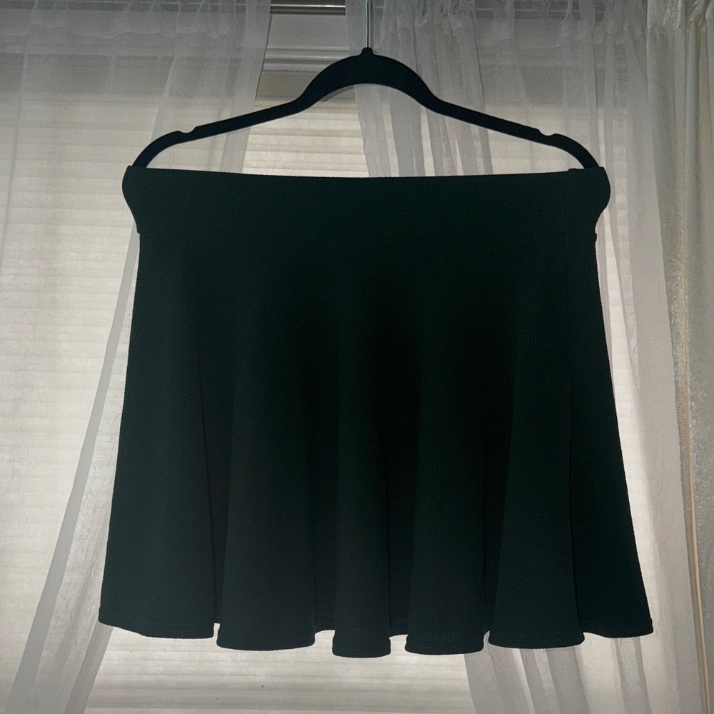 Chic Green Skater Skirt